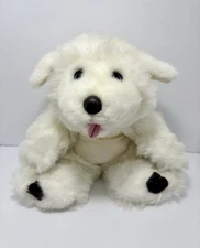 Vintage 1992 Tyco 13" My Puppy Loves Me White Dog Plush