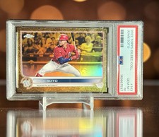 Juan Soto Gold Refractor World Series Shuffle PSA 10 Gem Mint 2022 Gilded 🔥