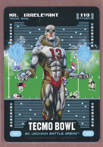 2026 Bo Jackson Battle Arena Tecmo Bowl Ice #93 Mr. Irrelevant - Brock Purdy