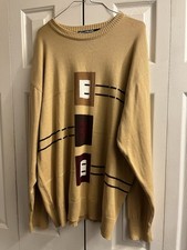 Mens Extra Large Long Sleeve Sweater Measurements In Description