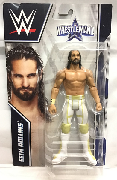Wwe Wrestlemania Seth Rollins Wrestling 15Cm Action Figur HDD78 Mattel B-WARE-image