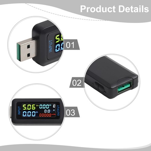 Accurate USB C Power Meter Tester with Energy Impedance Timing Features - Picture 8 of 59