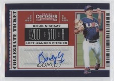 2019 Panini Elite Extra Edition 128/150 Doug Nikhazy #USA-DN Auto a3i