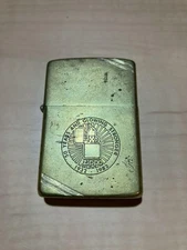 Zippo 50th Anniversary Solid Brass Collectible Used