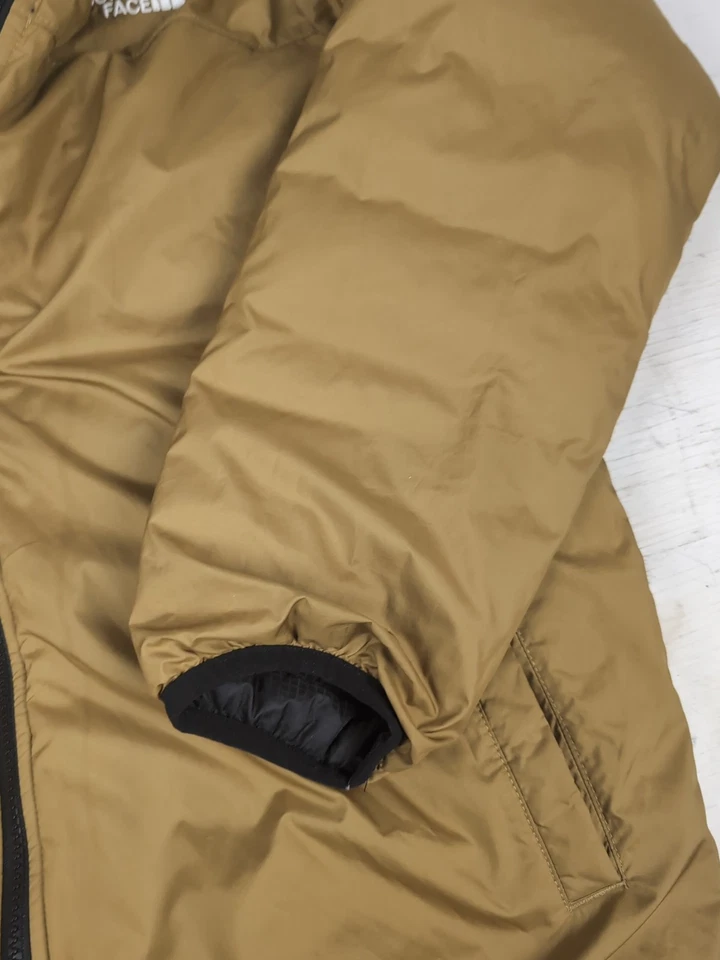The North Face Perrito Boys Reversible Down Blend Jacket - XL 18/20 Tan/Black - Image 3 of 4