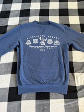 Disney Parks Lilo Stitch Blue Sweatshirt Size Small