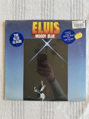 Elvis Presley Moody Blue LP Sealed Blue Translucent Vinyl New Vintage Auction