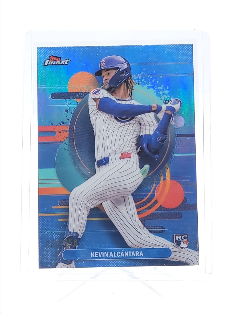KEVIN ALCANTARA 2025 TOPPS FINEST UNCOMMON ROOKIE SKY BLUE RC /250 Q6027