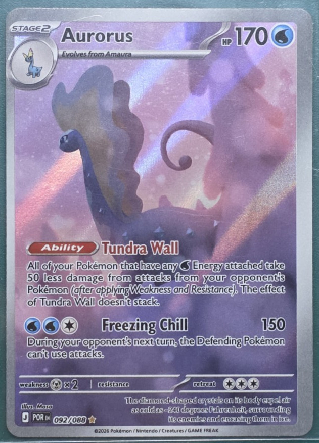 Aurorus 092/088 Pokémon Perfect Order NM