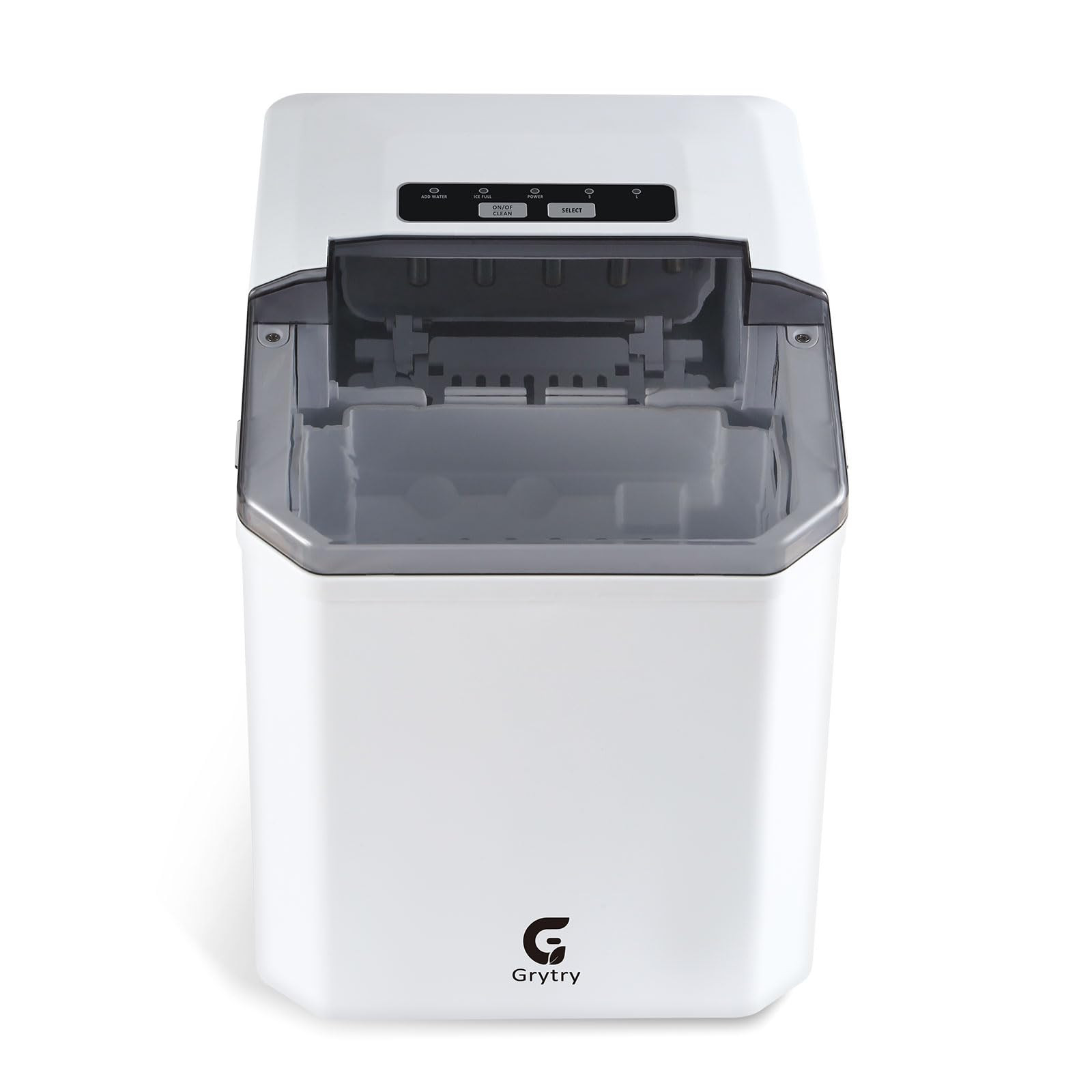 Ice Maker Countertop, 9 Cubes Ready in 6 Minutes, 26lbs in 24Hrs, Self-Cleani...