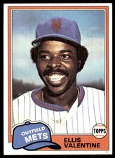 1981 Topps Traded #849 Ellis Valentine New York Mets