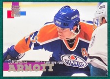 Jason Arnott - 1994-95 Topps Stadium Club #7 - Edmonton Oilers Hockey Card