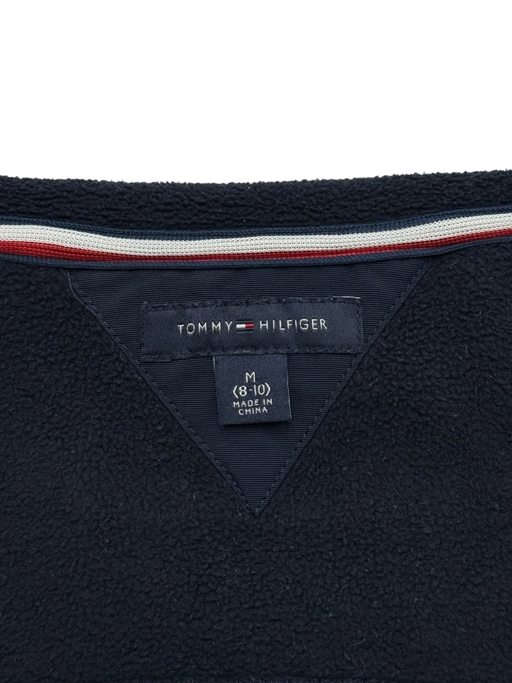 Tommy Hilfiger Boys Zip Fleece Pullover Size 8-10 Years Foto 4 de 4