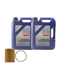 10L Liqui Moly Leichtlauf High Tech 5W40 Mahle Engine Oil Change Kit for Cayenne