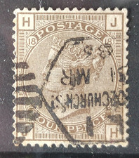 GREAT BRITAIN 1880 VICTORIA SG161 4d GREY-BROWN GOOD USED