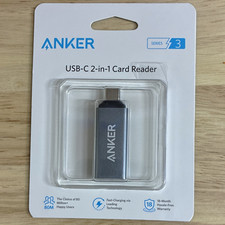 Anker Series 3 USB-C 2-in-1 Card Reader SD/microSD, Model A8370