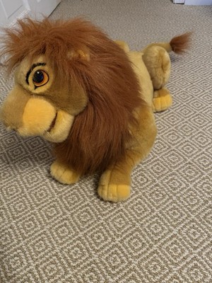 Vintage Lion King Mufasa Adult Simba Full Body Hand Puppet NWT rare Disney store