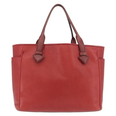 バッグ leather bag LOEWE Heritage Tote Bag Leather Red Silver Auth BSZ189 | eBay
