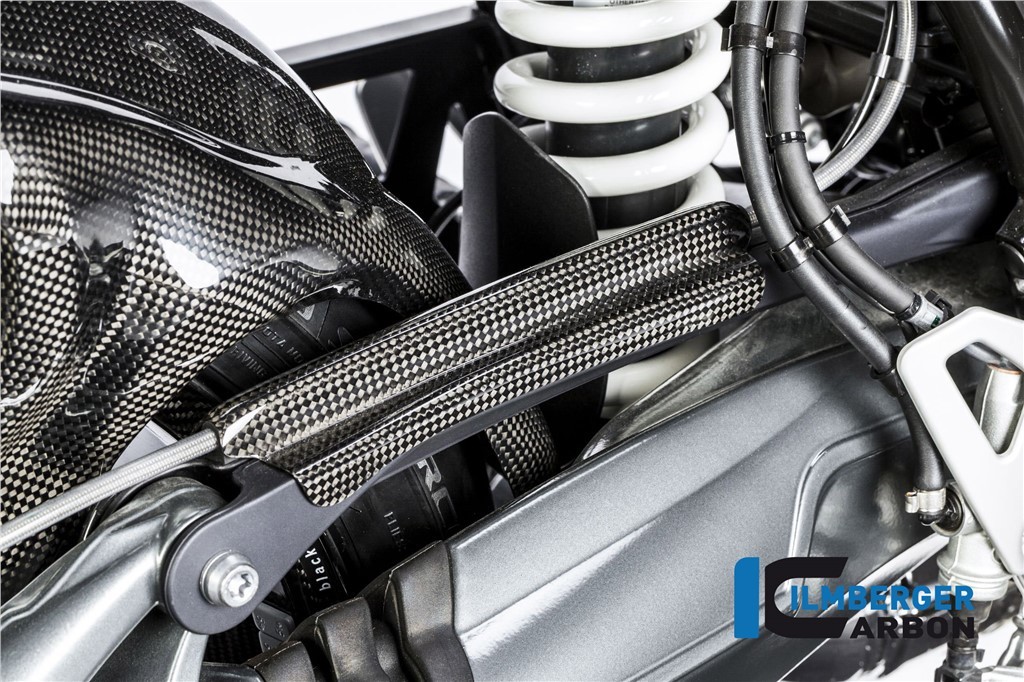 BMW R Nine T Scrambler 2017 17 Ilmberger Carbon Fibre Rear Brake Pipe Hose Cover