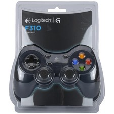 Logitech F310 USB Gamepad, kabelgebunden 1,8m, 4 Tasten D-Pad, Schwarz