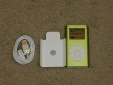 Apple iPod Model A1051 Green Media Player MP3 2nd GEN TESTED WORKS.