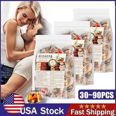 1-3Pack Ginseng six treasure tea Kidney tea liver tea red date kidney health