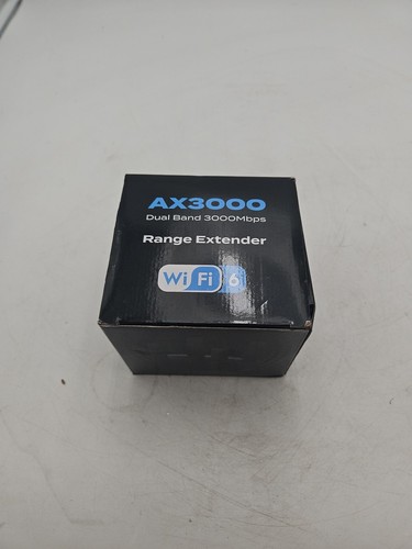 AX3000 WiFi 6 Range Extender Booster - Dual Band 2.4/5GHz, Gigabit Ethernet
