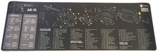 FALKO AR-15 GUN CLEANING MAT MOUSEPAD - LOT SIX 6 - 11.75X34.5 - FREE SHIPPING