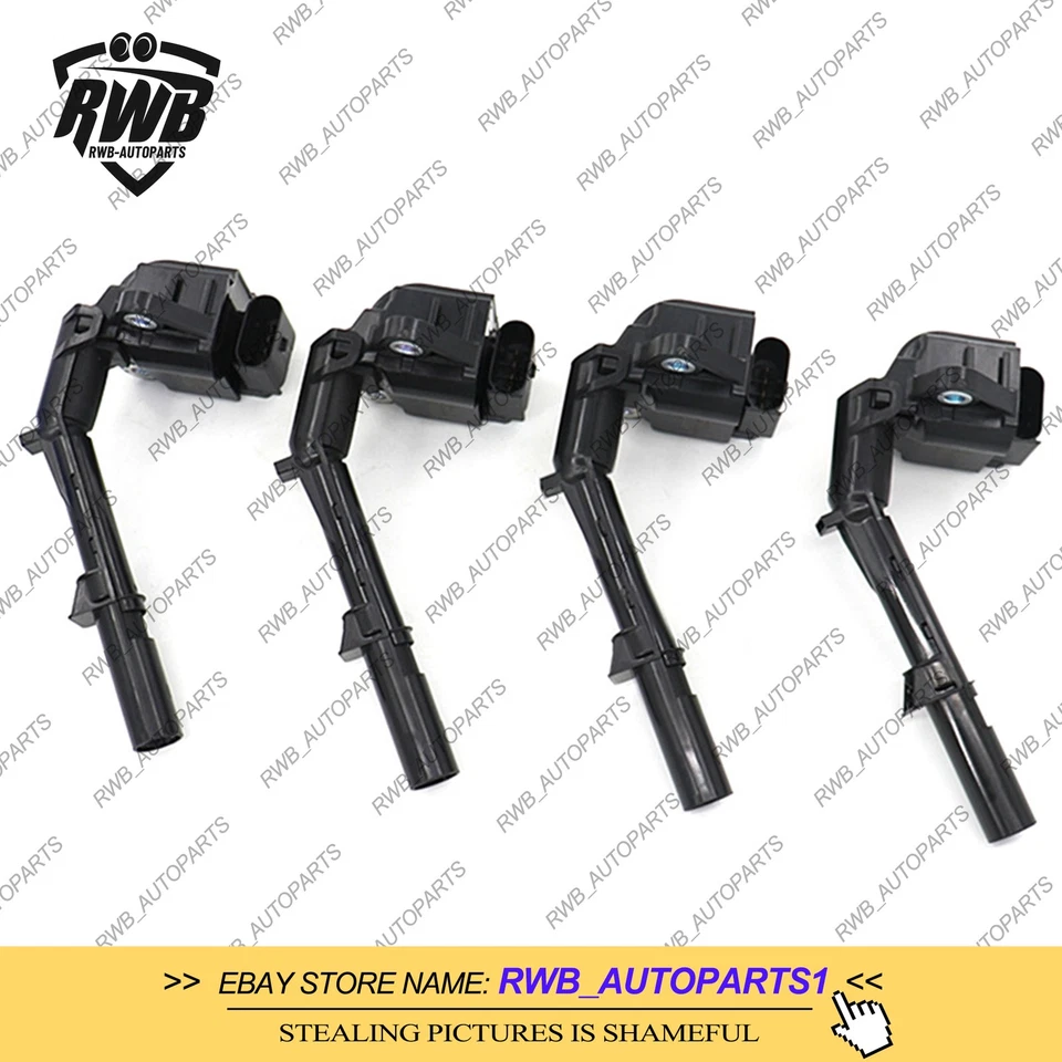 Bobina de encendido 4 piezas DELPHI para Mercedes-Benz C300 E300 CLA250 2,0 L A2749060600 Foto 2 de 4