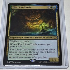 Wizards of the Coast MTG The Lion-Turtle Rare TLA Green Blue 0232 EN 2025
