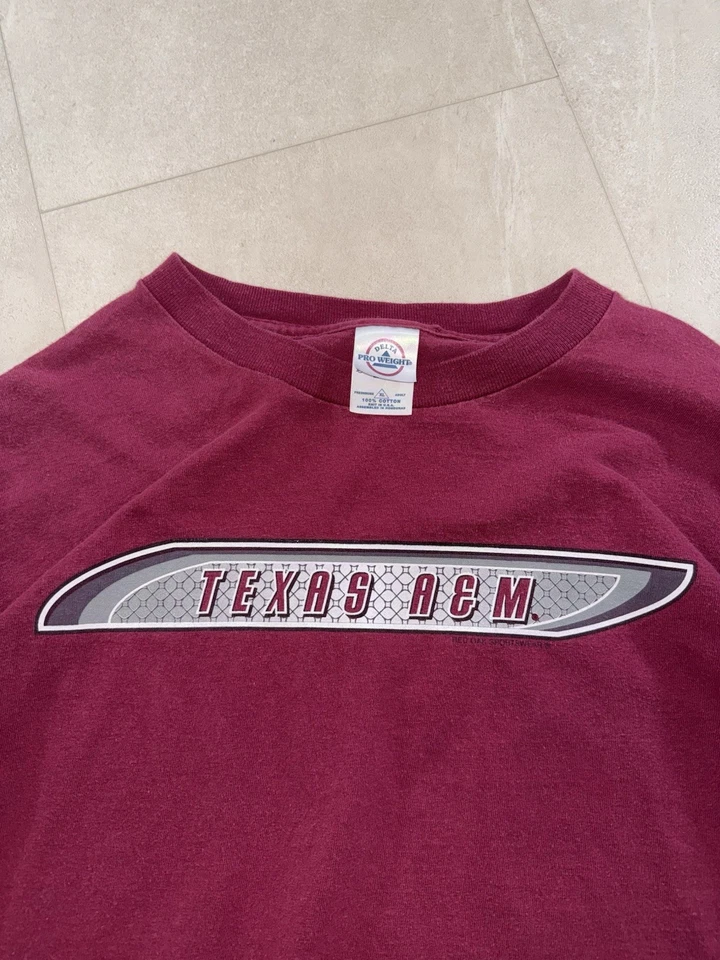 Vintage Texas A&M Aggies Shirt Mens Long Sleeve 2000’s Size XL - Image 3 of 4