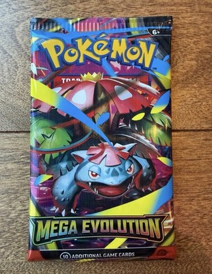   Pokemon Mega Evolution Booster Pack Random Art