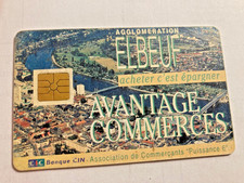 TOP Collection CHIP CARD / CARTE A PUCE GEMPLUS AGGLOMERATION ELBEUF TRES RARE !