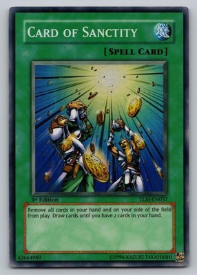 Card of Sanctity TLM-EN037 The Lost Millennium Yu-Gi-Oh 1st Edition LP