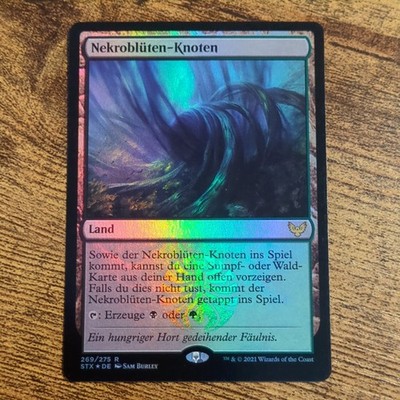 Magic the Gathering Nekroblüten-Knoten R STX-DE269 Foil