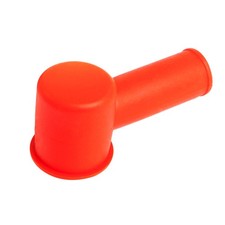Auto Marine Rubber Terminal Covers - Pack Of 10 - 7.5mm Sleeve - In Red