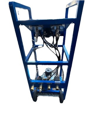 Barbee P301-0-3-SM Valve Pressure Test Cart w Sprague S-216 Pump  0 1000 PSI  