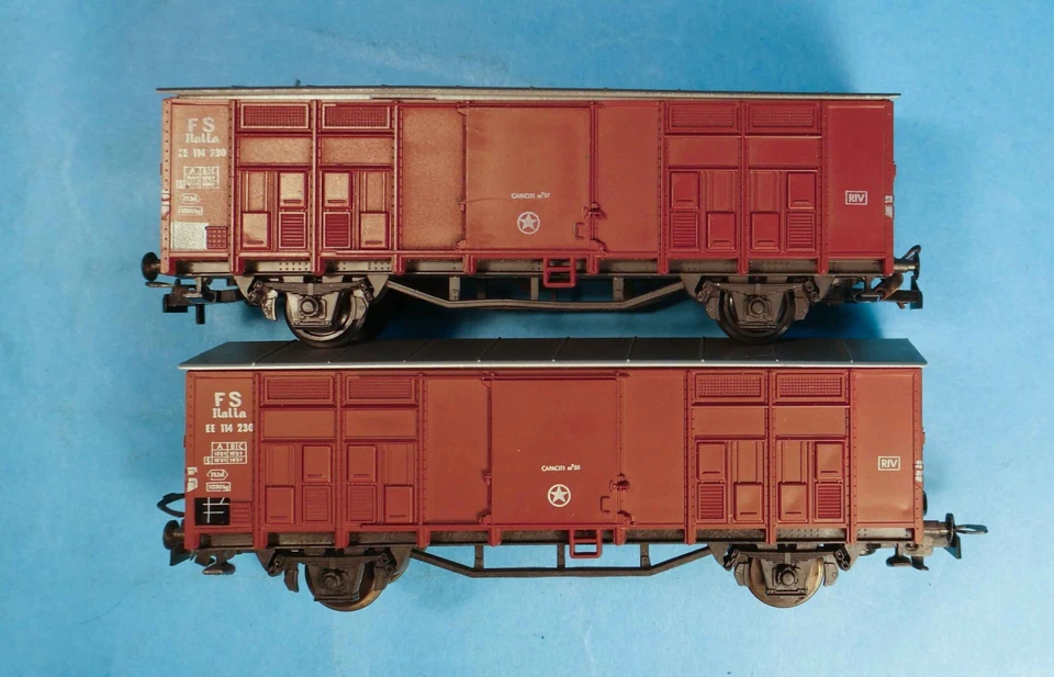 ROCO H0 ITALIAN RAILWAYS FS FREIGHT CARS - 2 FROM THE 1980s - Image 4 of 4