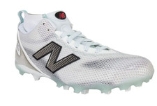 Botines de lacrosse New Balance Freeze 5 Mid para hombre-blanco/negro muchas tallas