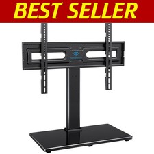 Universal Swivel TV Stand for LCD/OLED TVs up to 99lbs with Adjustable Height