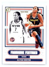 2025 Donruss WNBA #12 Aliyah Boston Franchise Features