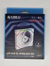 Lian Li 12RSL1W1W UNI Fan SL Wireless Reverse Blade 120mm ARGB 2.4 GHz Wireless