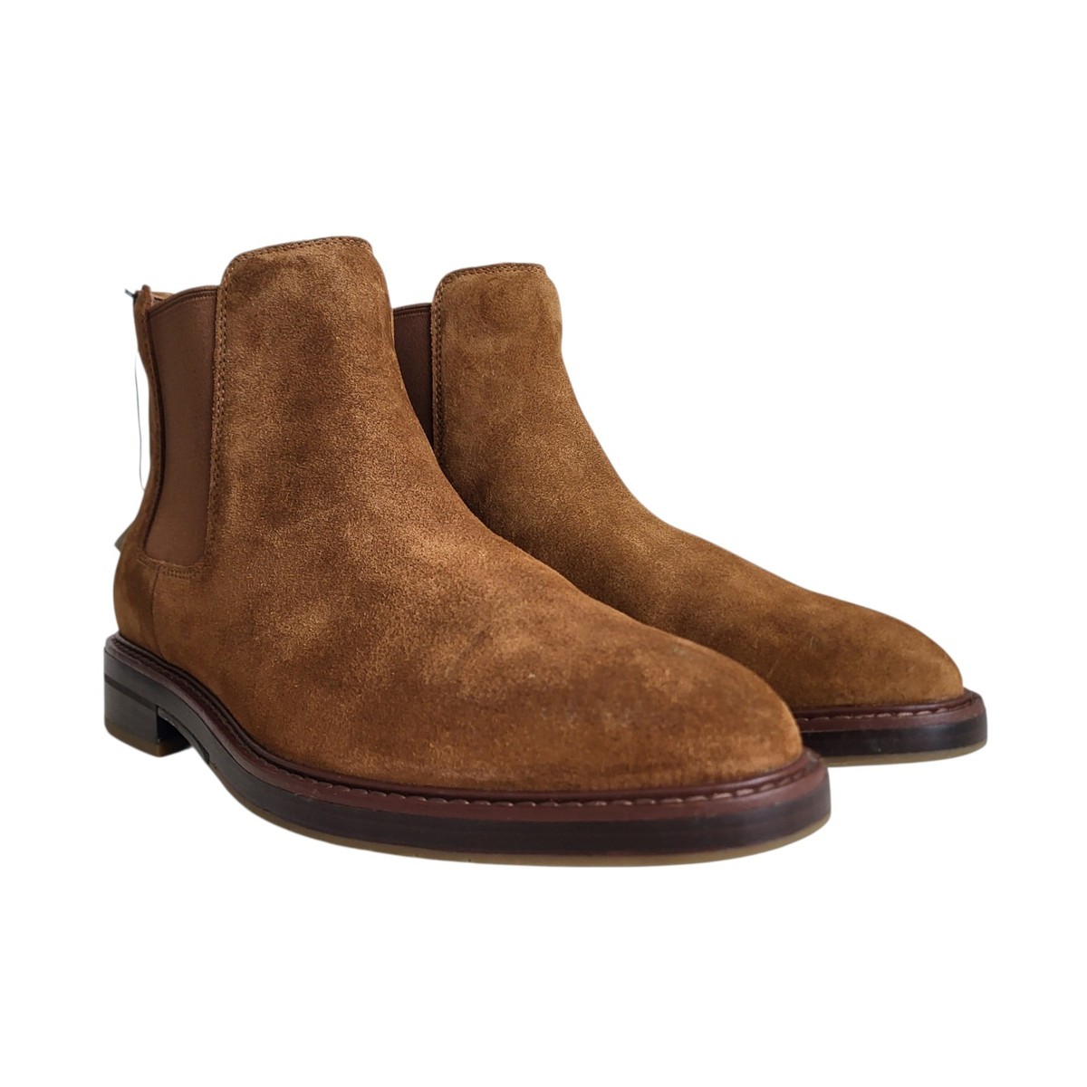Cole Haan Judson Grand Chelsea Boots in Brown Suede Men display picture 2