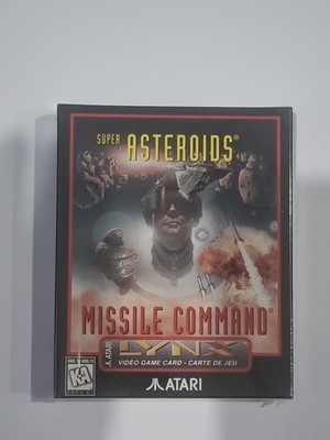 Atari Lynx Super Asteroids Missile Command Sealed New Old Stock