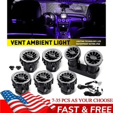 Air Vent Led Ambient Light Kit For 2015-2018 Mercedes C Class W205 Glc C300 7-35