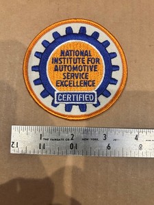 National Institute for Automotive Service Excellence Certified Patch