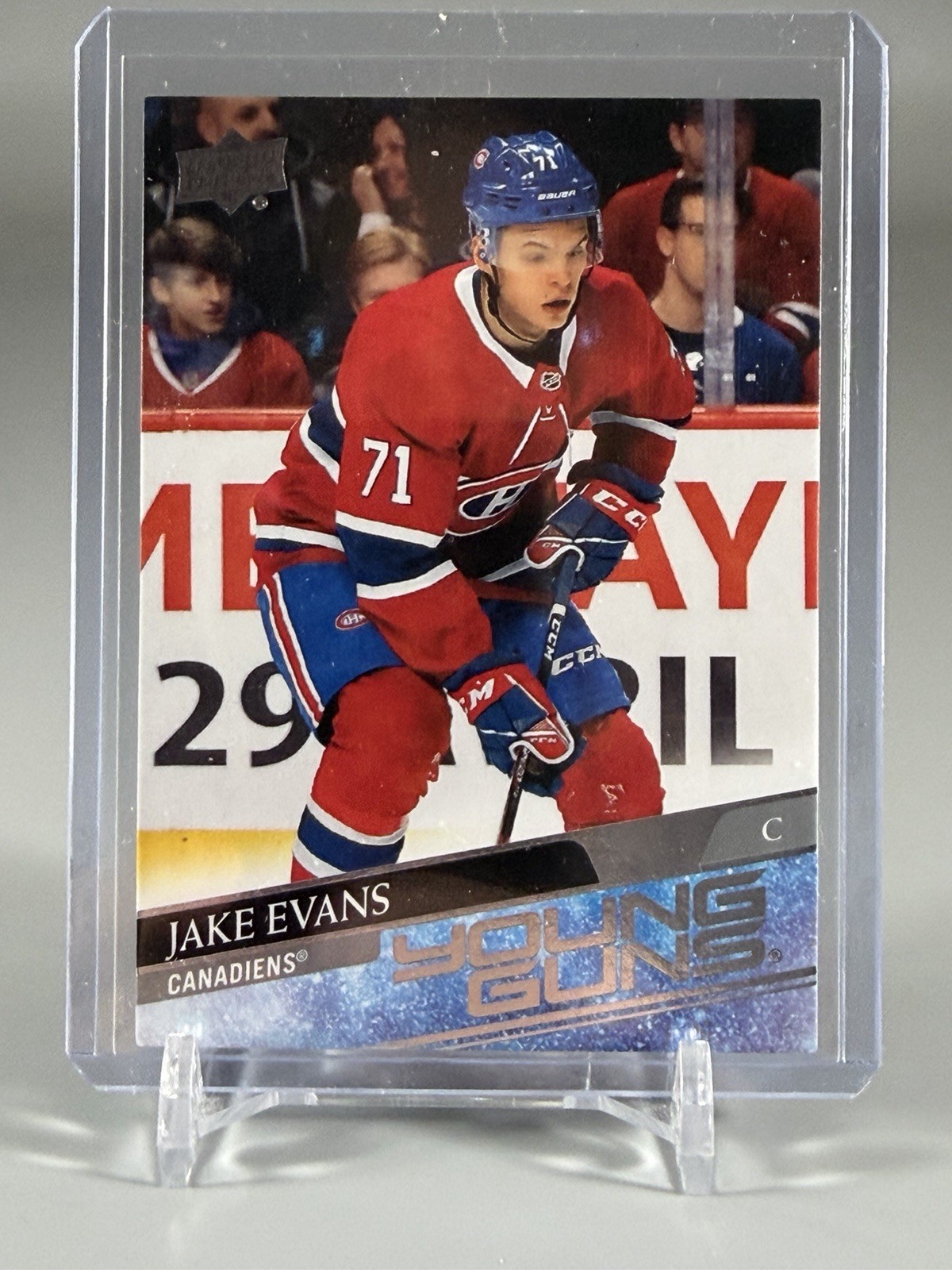 2020-21 Upper Deck - Young Guns Jake Evans #247 (RC)