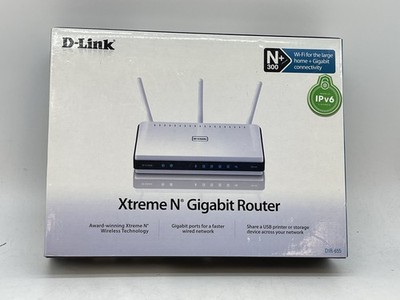 D-Link DIR-655 Xtreme N Gigabit Wireless Router White N+300 4 Gb LANs - Free S/H