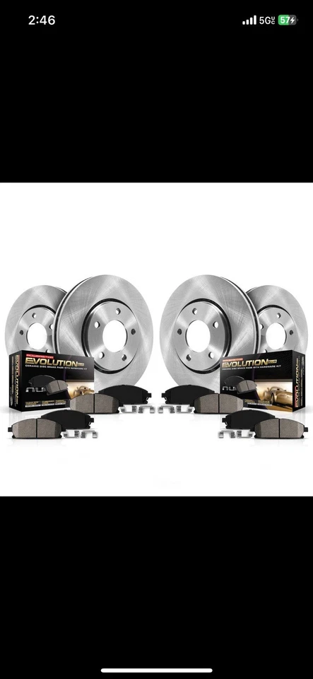 Kit completo delantero + trasero Power Stop Koe 7919 Audi A4 2004-2005 Foto 2 de 4