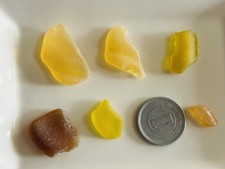 rare sea glass mix from Japan Surf-Tumbled Beach glass